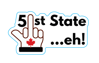 51st State...EH! 3" x1.6" Sticker (3 ea.)